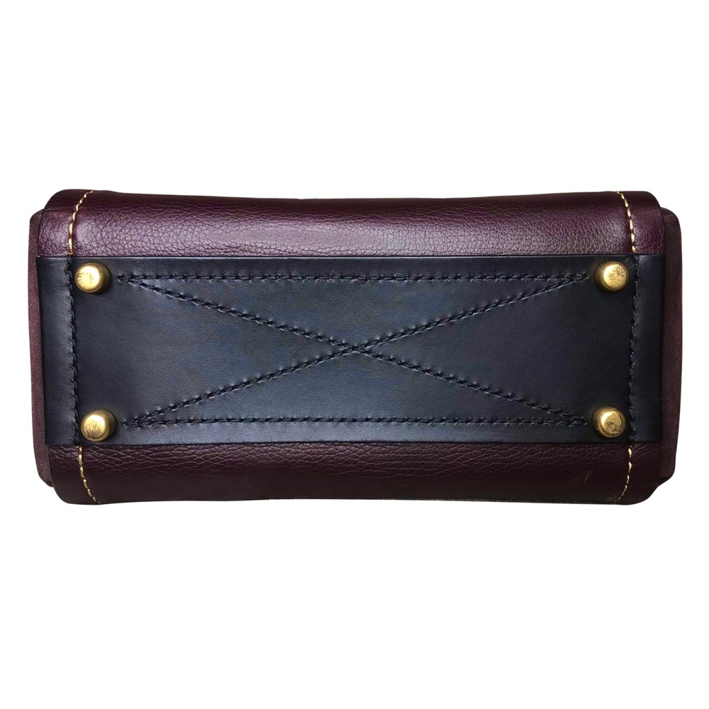 COACH 1941 Troupe Tote Colorblock in Vintage Mauve Brown Burgundy Satchel - Picture 16 of 17